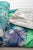 Silk Bedspread (Aqua Blue Green)