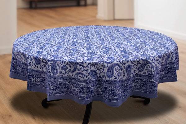 Handblocked Table Cloth (Seats 6)