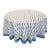 This CocoBee table cloth is made of well crafted, 100% cotton hand blocked 20 sheeting material.