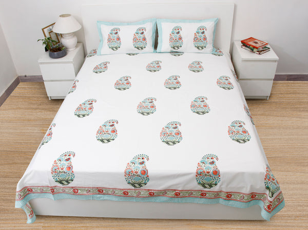 Handblock Percale Bedsheet