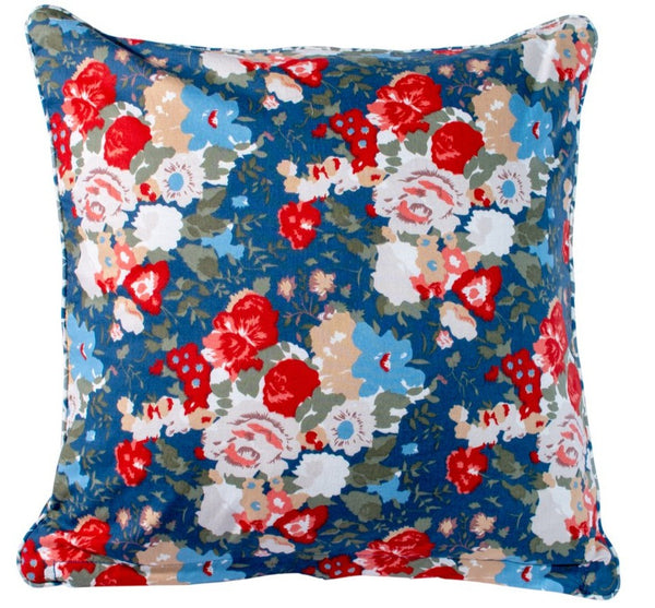This cushion is made of a soft, hand stitched, 100% cotton fabric that has a beautifully design.