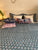 Quilted Handblock Bedspread (Greyish Blue )