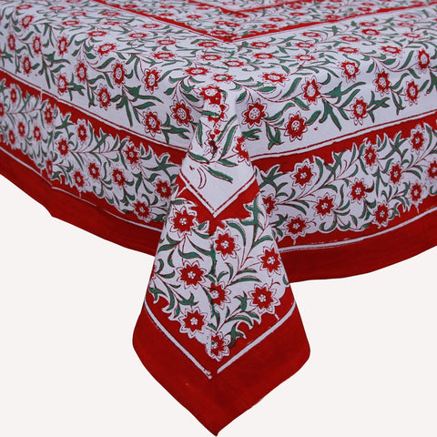 Handblocked Table Cloth (Seats6-8)