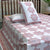 Handblock Percale Bedsheet (Red)